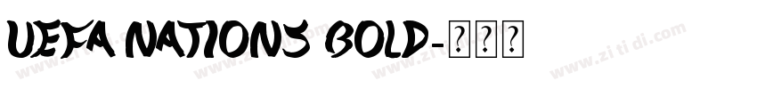 UEFA Nations Bold字体转换